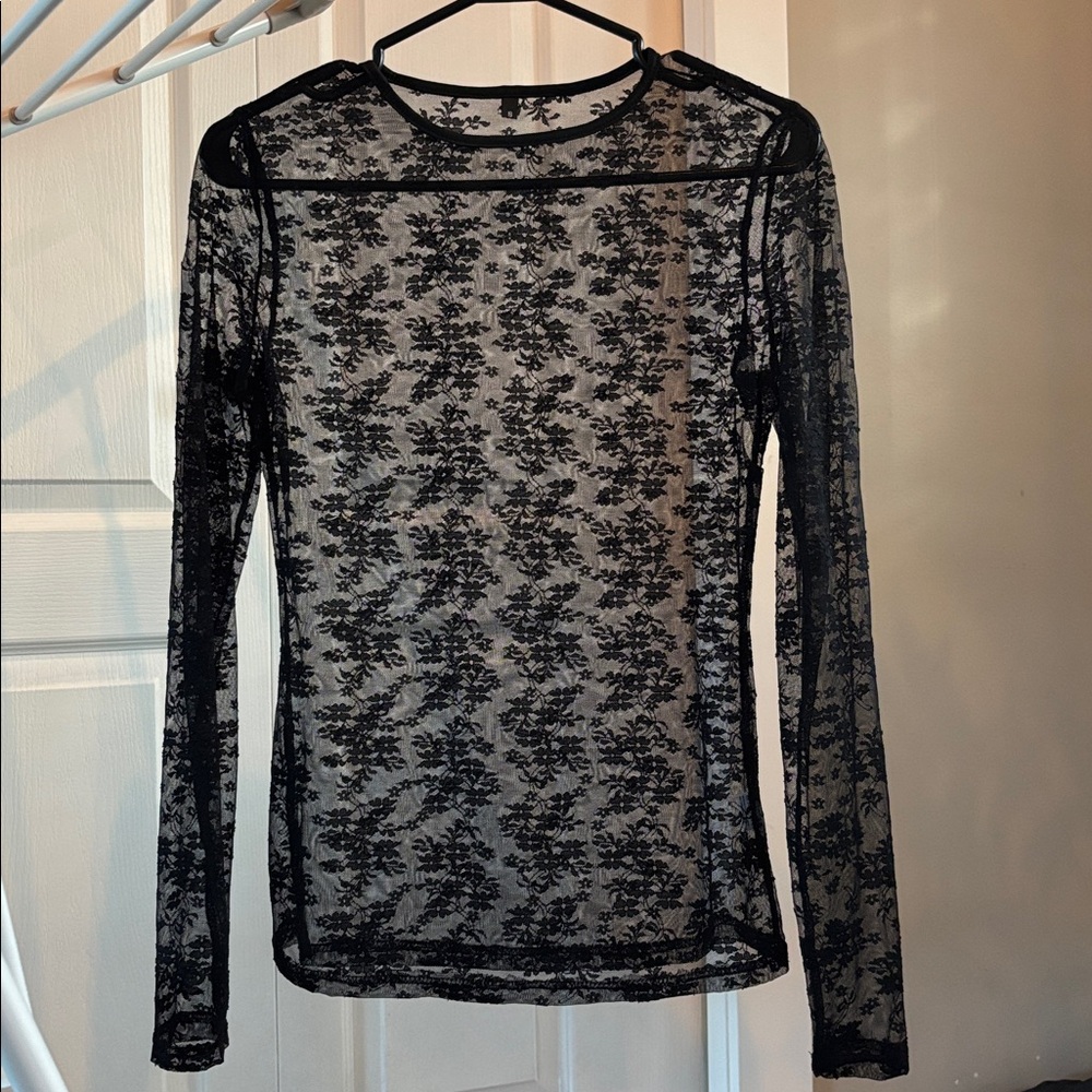 Sheer Lace Top small